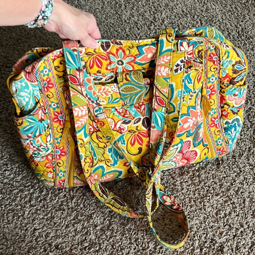Vera Bradley Provencal Diaper Bag w/ removable changing pad